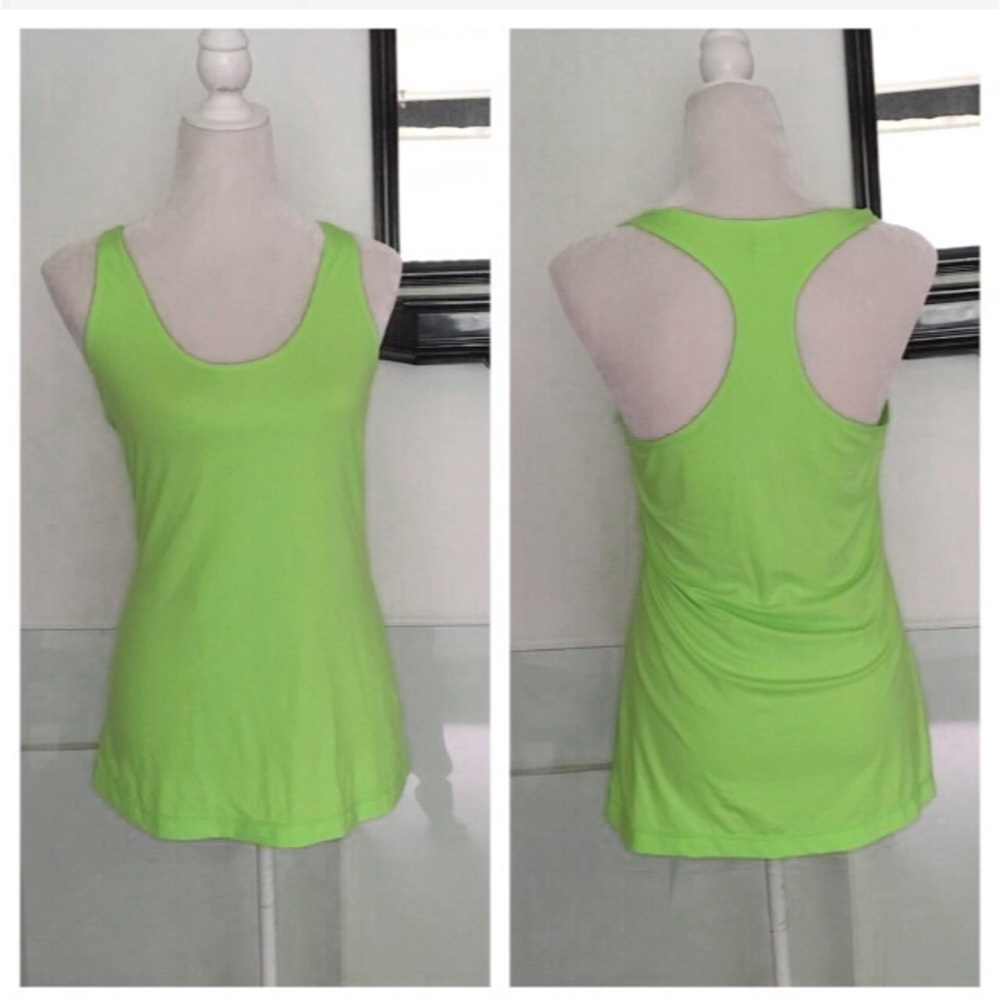 Xersion Neon Green Racerback Top
